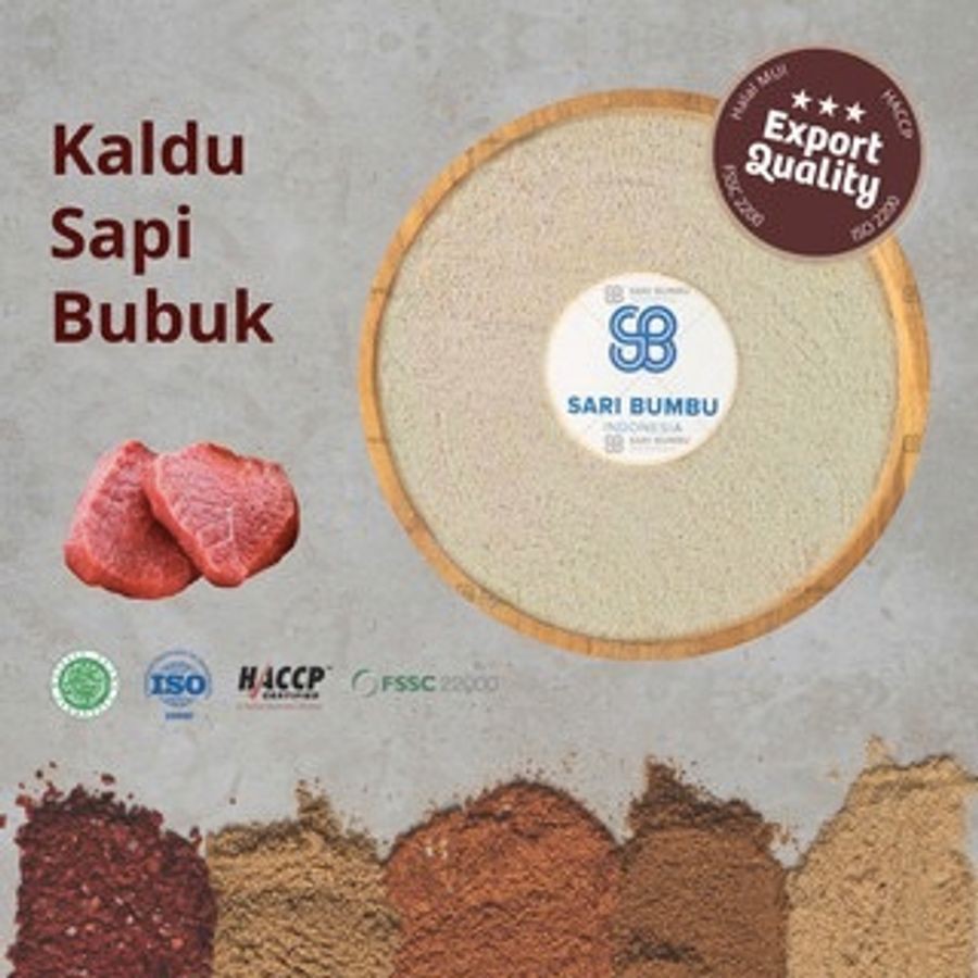 

Kaldu Sapi Bubuk | Beef Broth Powder 250gr Export Quality