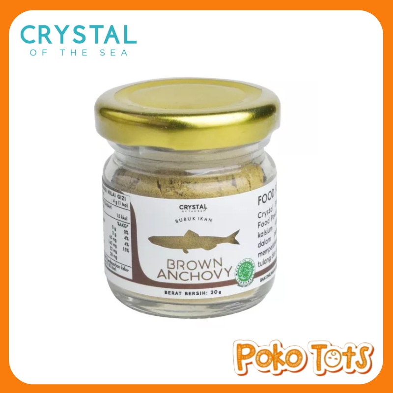 Crystal of the Sea Brown Anchovy Food Powder 20gr Bubuk Ikan Teri Jengki/Ikan Bilis WHS