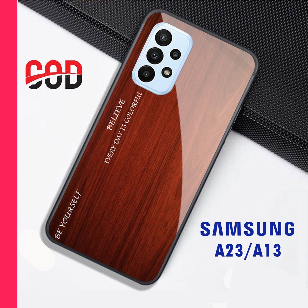 [N40] Softcase Glass Kaca Samsung A13/A23 - Case Hp Samsung A13/A23 - Casing Hp Samsung A13/A23