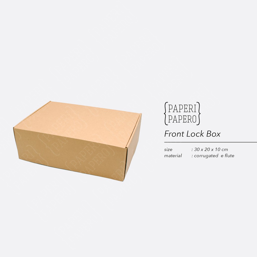 

Box Kardus - Packaging Makanan / Pakaian / Sepatu (30 x 20 x 10) (10 Pcs)
