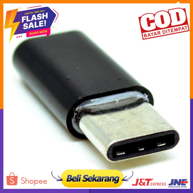 Adapter Adaptor converter Micro USB ke USB 3.1 Type C.