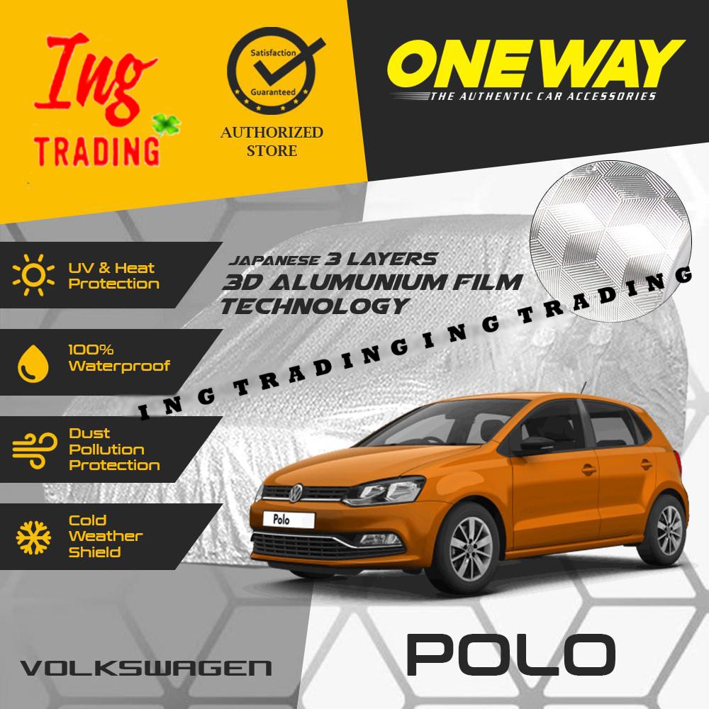 Cover Sarung Mobil VW POLO Anti Air Waterproof 3 LAPIS