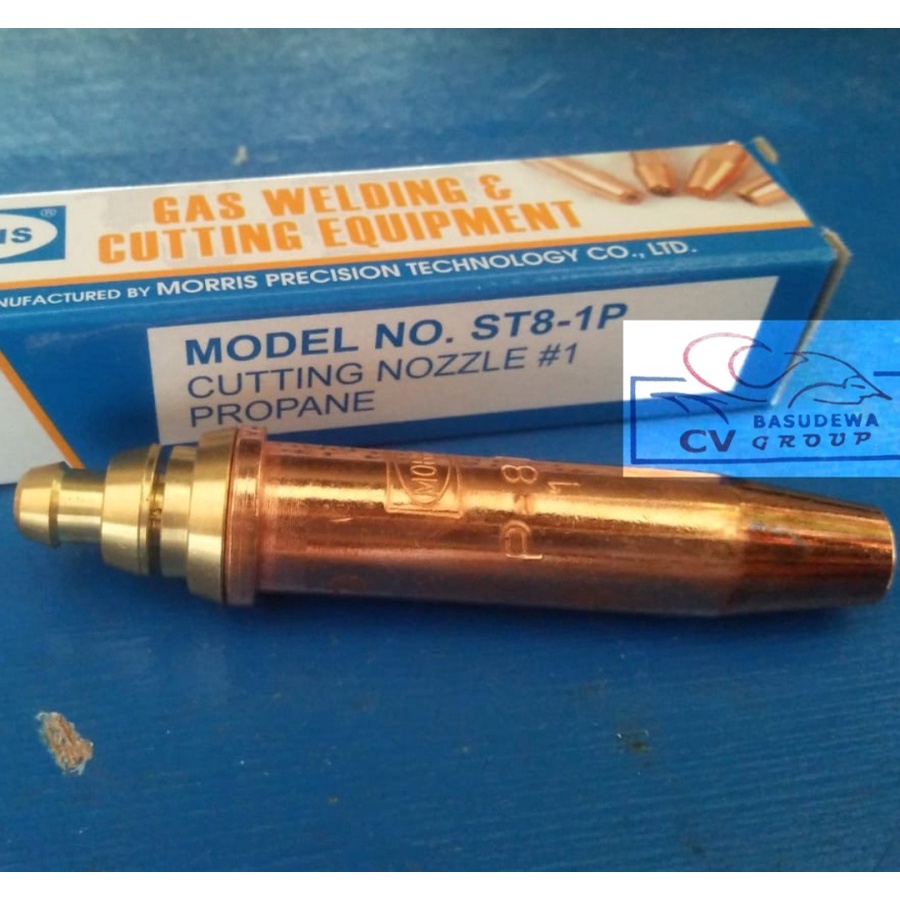 MORRIS CUTTING TIP ST8 LPG NO #1. #2. #3