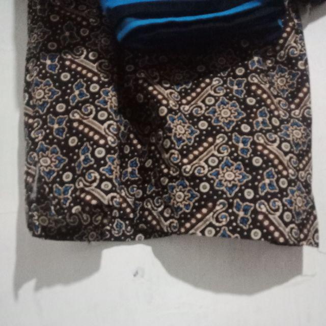 Batik Couple Keluarga Sania Ruffle Ori Ndoro Jowi Dnt Motif Sakura Merah Termurah Shopee