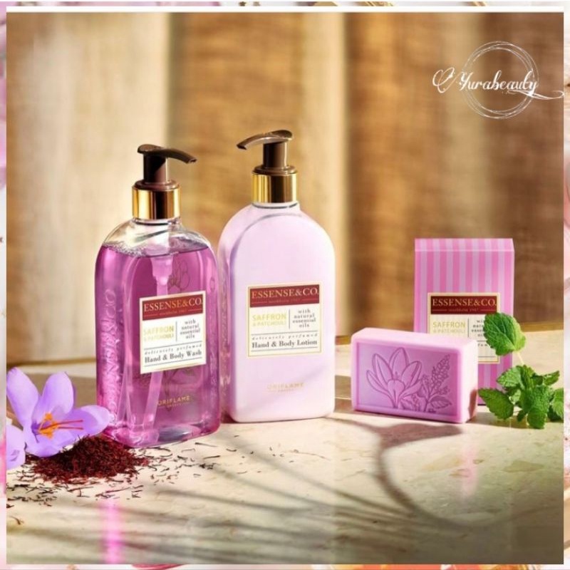 Essense&amp;Co. Safron &amp; Patchouli hand &amp; body wash / Hand &amp; body lotion