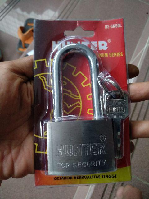 Gembok Chrome Hunter 50 Mm Panjang