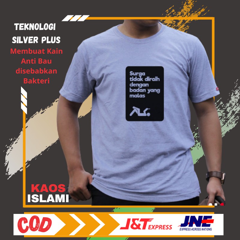 Baju Kaos Dakwah Islami Islam Pria