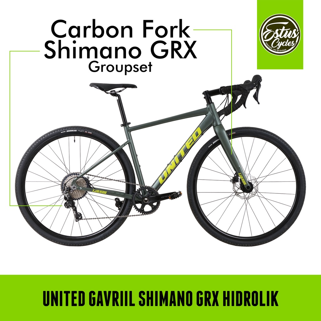 Sepeda Gravel United Gavriil GRX Dropbar Off Road-Bike Touring Estus Cycles