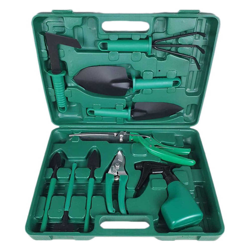 gs8a epoch set sekop tanaman shovel spade gardening tools 10 pcs - lxy550 - green Or-i