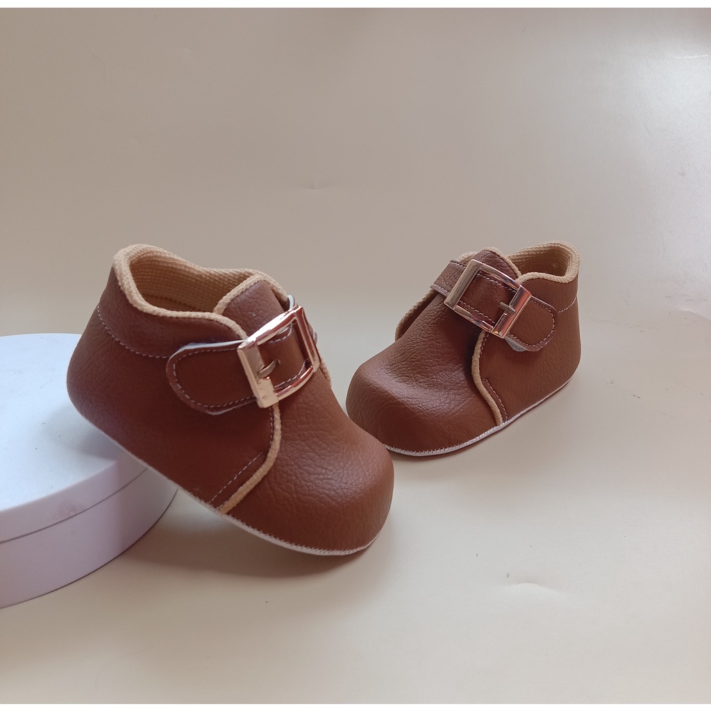 sepatu bayi prewalker anak laki lakii usia 0-12 bulan/sepatu bayi murah -GESPER