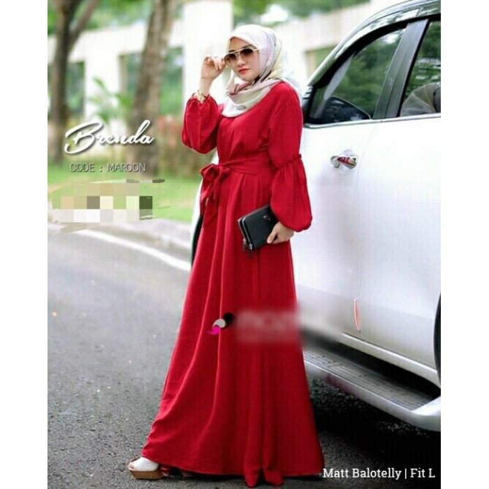 Gaun / dress wanita / cewe Baju gamis wanita semi umbrella untuk pesta kerja hadiah kado