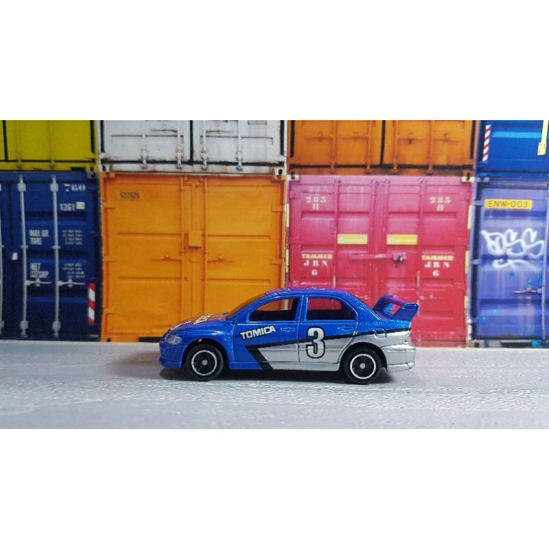 Tomica ByunByun Race Mitsubishi Lancer Evo VII - Rare
