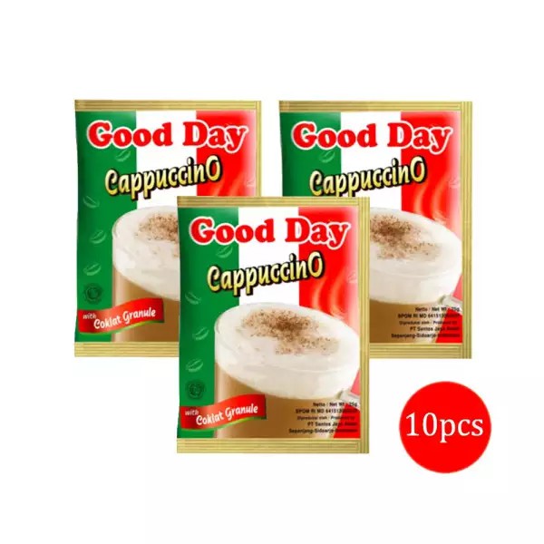 

Kopi Good Day Cappucino isi 10 Sachet