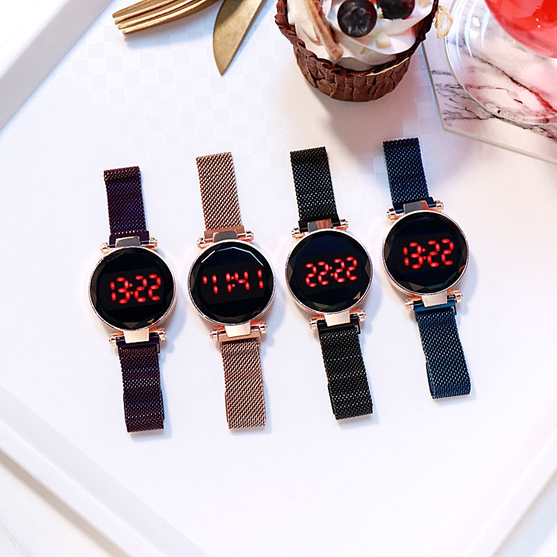 [✅COD] JAM TANGAN WANITA TERBARU JAM MAGNET RANTAI JAM TANGAN DIGITAL IMPORT JAM HARGA MURAH-7