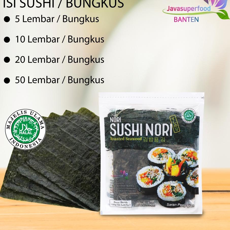 

Cepaat--Sushi Nori Seaweed Rumput Laut Panggang / Roasted HALAL