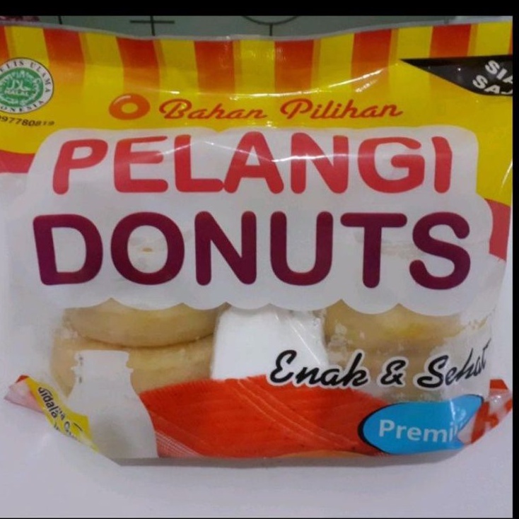 

DONAT PELANGI JUMBO isi 10 / DONAT KENTANG PELANGI