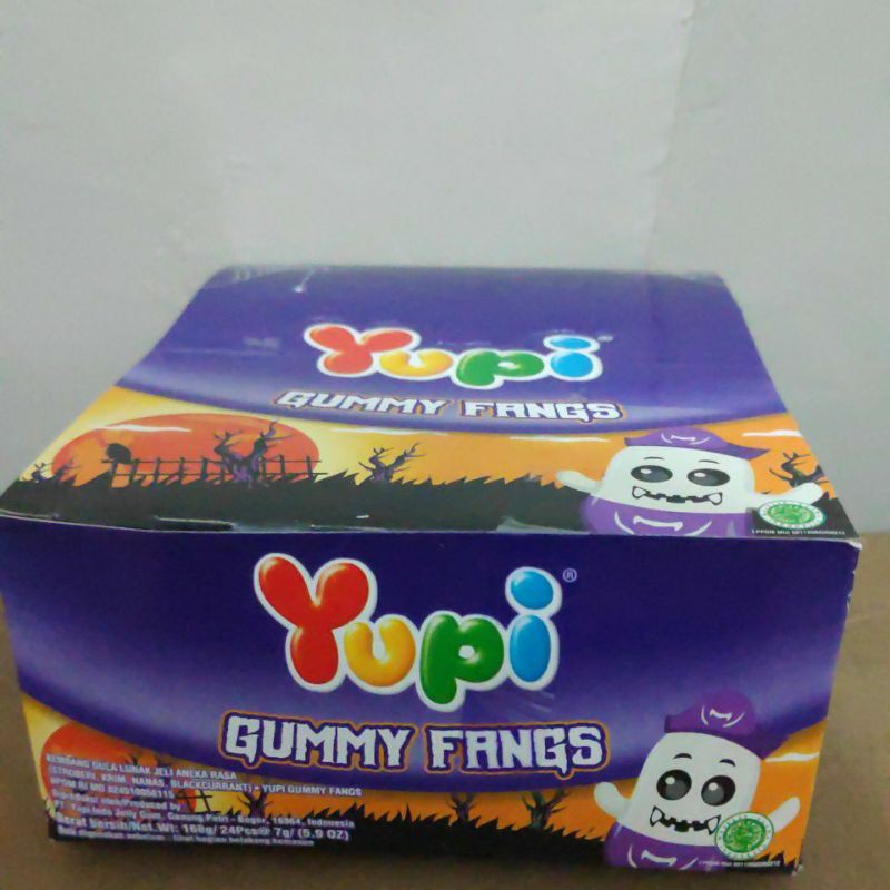 

Yupi Gummy Fangs 24 packs @ 7 gr