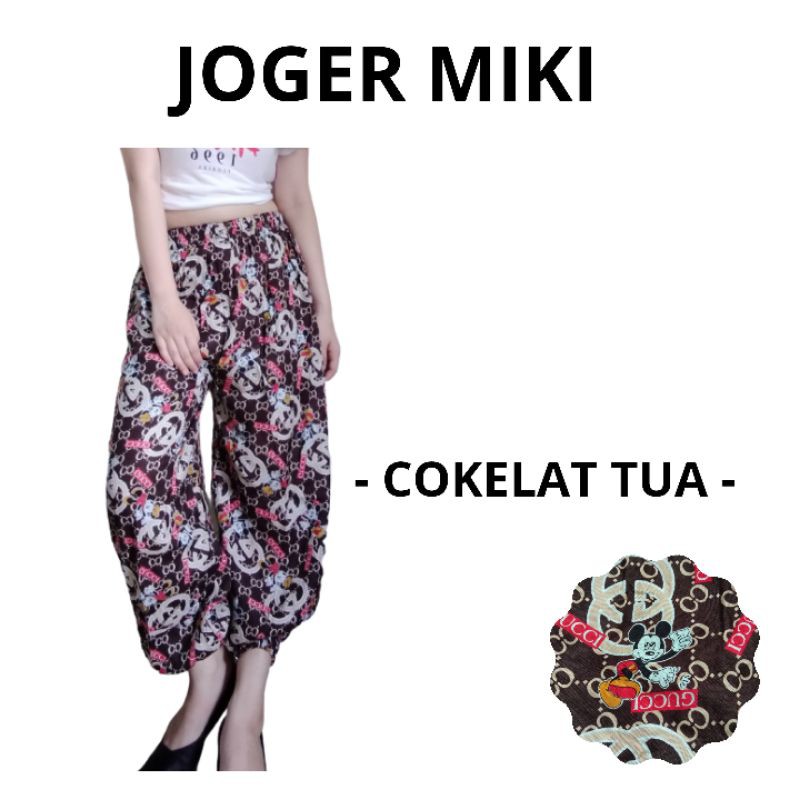 celana rayon / celana joger wanita / joger kekinian / joger trendi