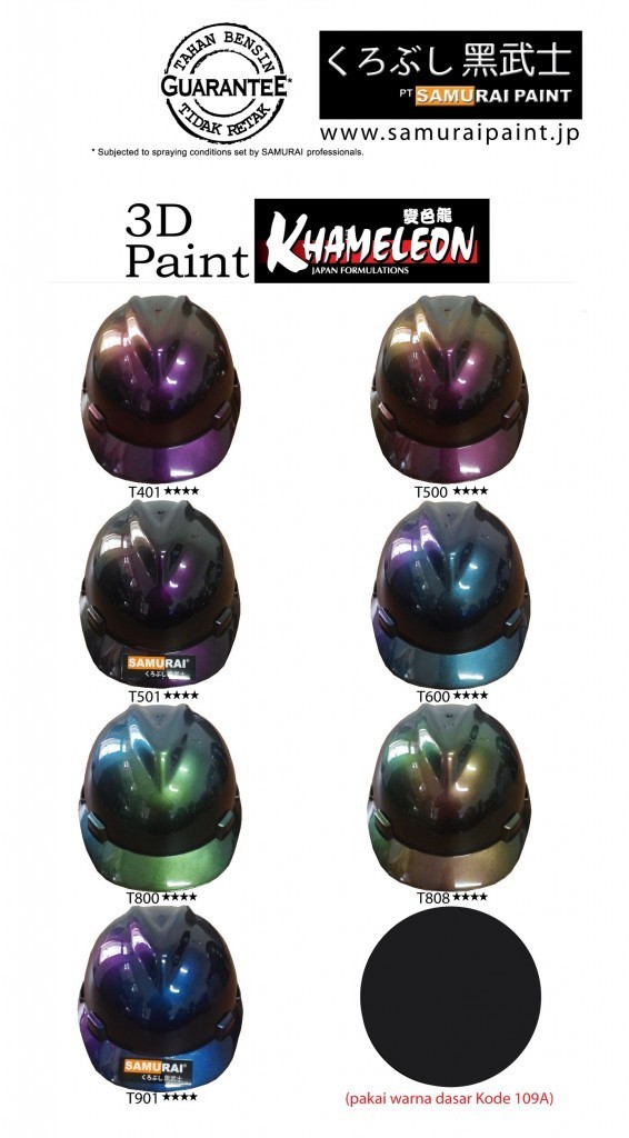 Cat Pilox Pylox Samurai Paint 3D Khameleon Purple T600 Bunglon Green