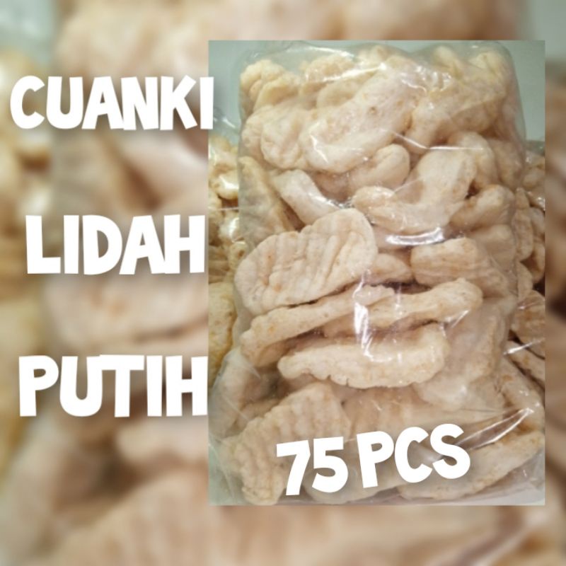 

Cuanki Lidah putih isi 75 pcs (bisa untuk toping Seblak Baso aci Cuangki Bakso Boci)