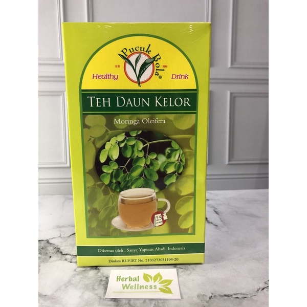 

Teh Daun Kelor (25 sachet) - Moringa Tea Antioksidan Jantung