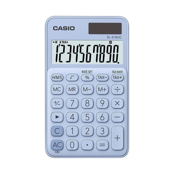 

Promo CASIO Colorful Calculator SL-310UC-Light Blue Terlaris