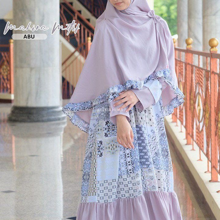 Mahira Motif Set Syar'i*Original Adzkia Hijab Syar'i