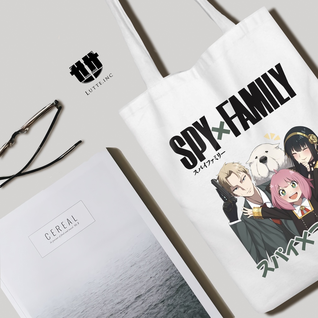 NEW Spy X Family Tote bag Anime ToteBag Kanvas Premium TasTote bag Laptop