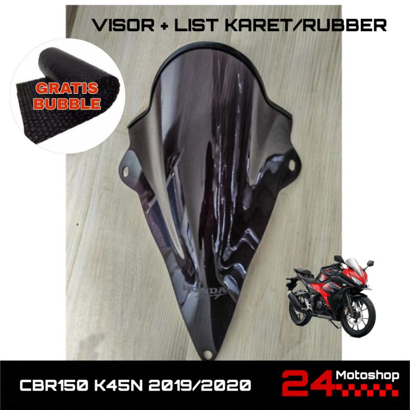 Visor/Windshield CBR K45N 2019/K45N, list karet Premium