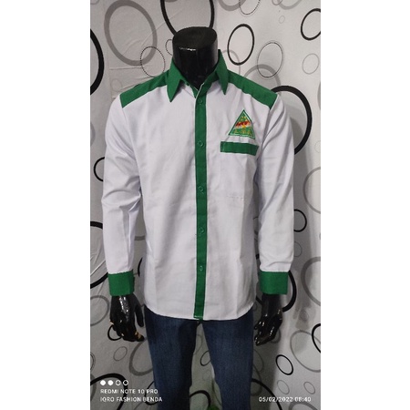 KEMEJA ANSOR LENGAN PANJANG BAHAN DRILL & FAMATEX