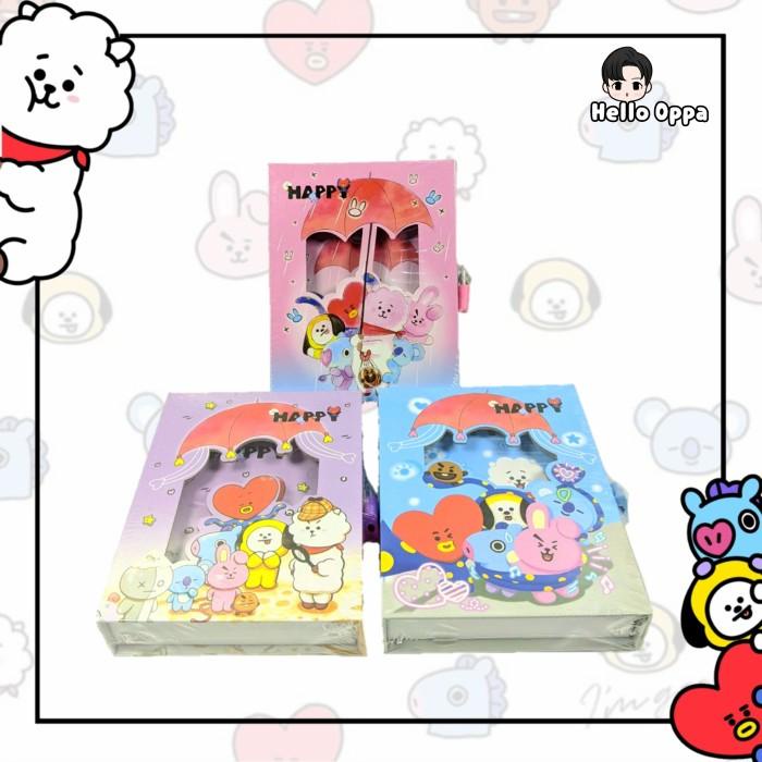 

Jurnalku Buku Diary Karakter Tata Cooky Chimmy Koya Rj Mang (Kunci Gembok)