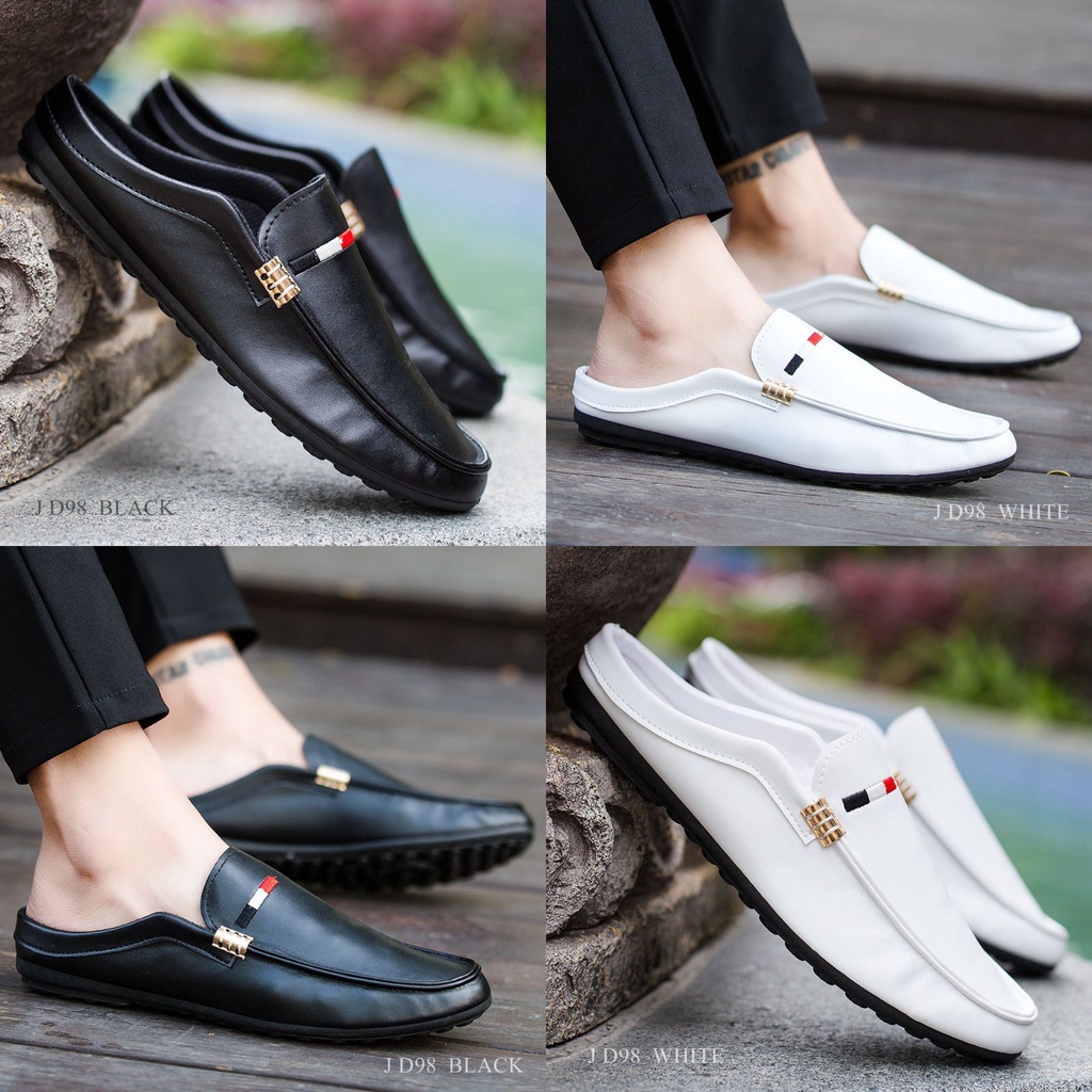 SEPATU PRIA MULES LOAFERS SHOES FASHION ZAKIYA D98