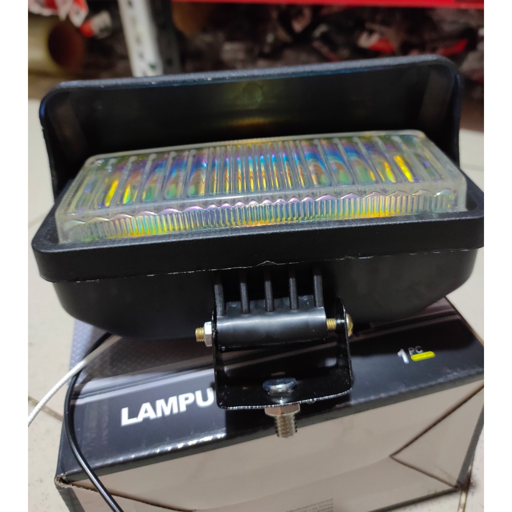 Lampu Halogen Sorot Tembak Kabut KOTAK TOPI Universal Fog Lamp Foglamp