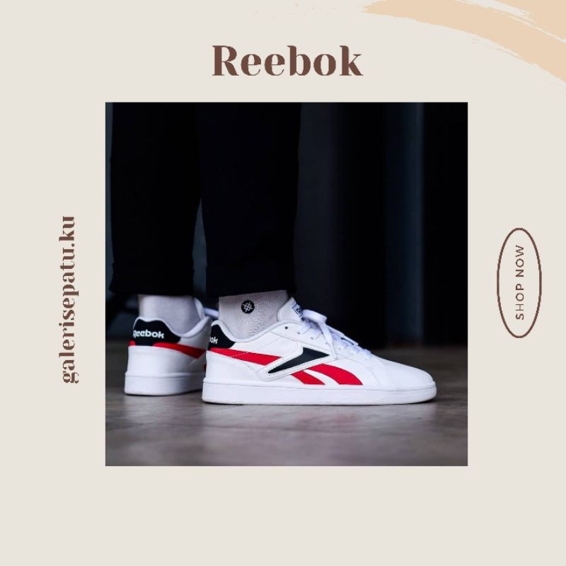 Reebok Royal Complete 2 White Red Black