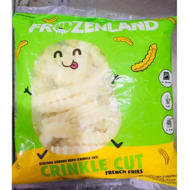 

Frozen land crincel cut 500gr
