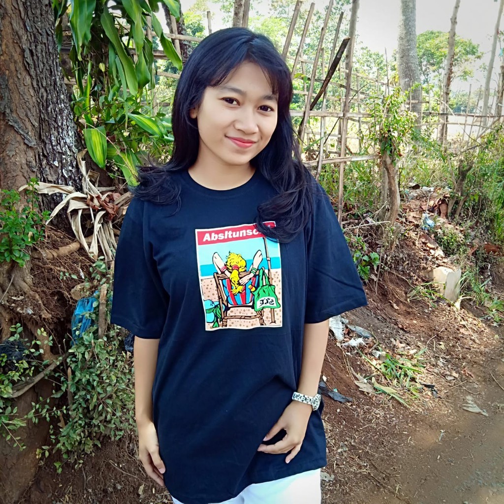 grosir pakaian pria  baju kaos distro 308 absolute hitam premium murah