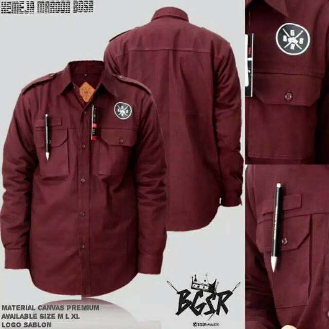 Kemeja Panjang Pria/ Kemeja Taktical /Kemeja Pdl /Kemeja Army