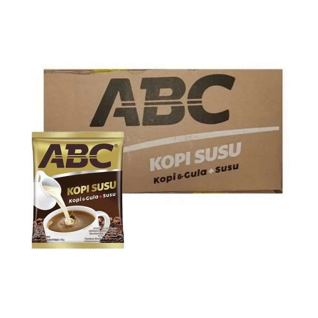 

KOPI ABC Karton Kopi Susu [31 g/120 sachet] DUS / KARTONAN TERLARIS