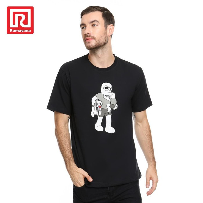 Ramayana X The Popo Kaos Keren Size M - L - XL / T-shirt / Tshirt / Baju Casual