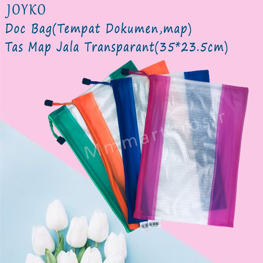 Joyko / Doc Bag / Tas Map Jala / Transparan / DCB-34A4