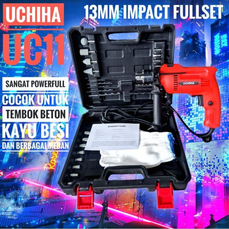 Bor Listrik impact drill 13mm koper type UC11 uchiha
