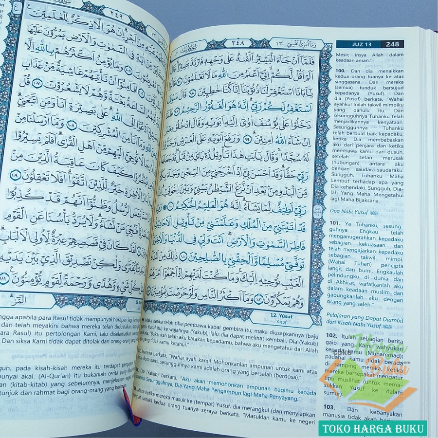 Al-Quran Al-Kaffah A5 HC TERJEMAH RASM UTSMANI Lafzul Jalalah Asbabun Nuzul Penerbit Al-Kaffah