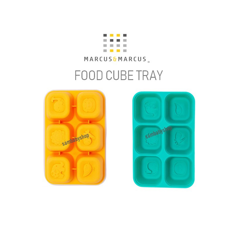 Marcus &amp; Marcus - Food Cube Tray  Container Baby Block Freezer Storage