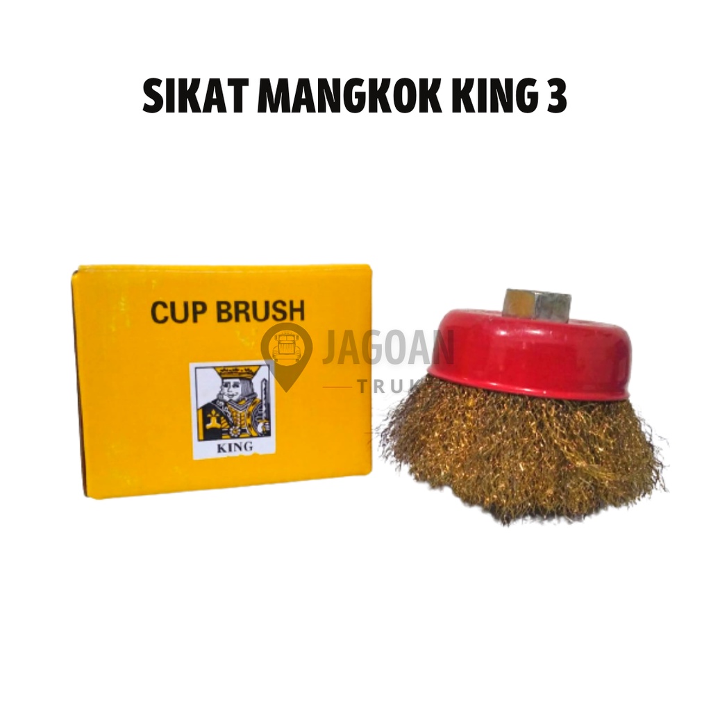 Sikat Kawat/Brush Cup/Sikat Mangkok 3 Inchi/King