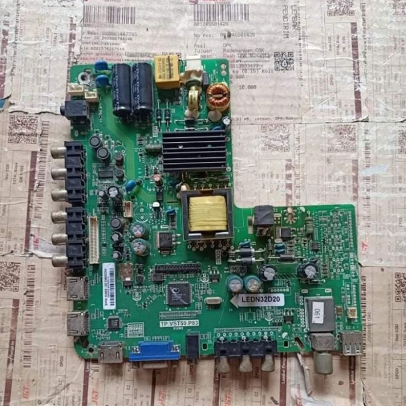 MB - MAINBOARD TV LED POLYTRON PLD 32D552 - 32D 552 - 32 D 552