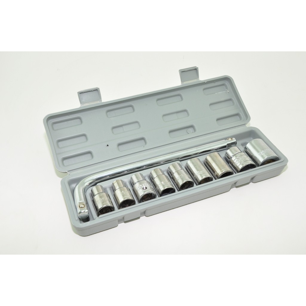 VOM Socket Wrench Set / Kunci Sock 10 Pcs / Tool Set - 0102