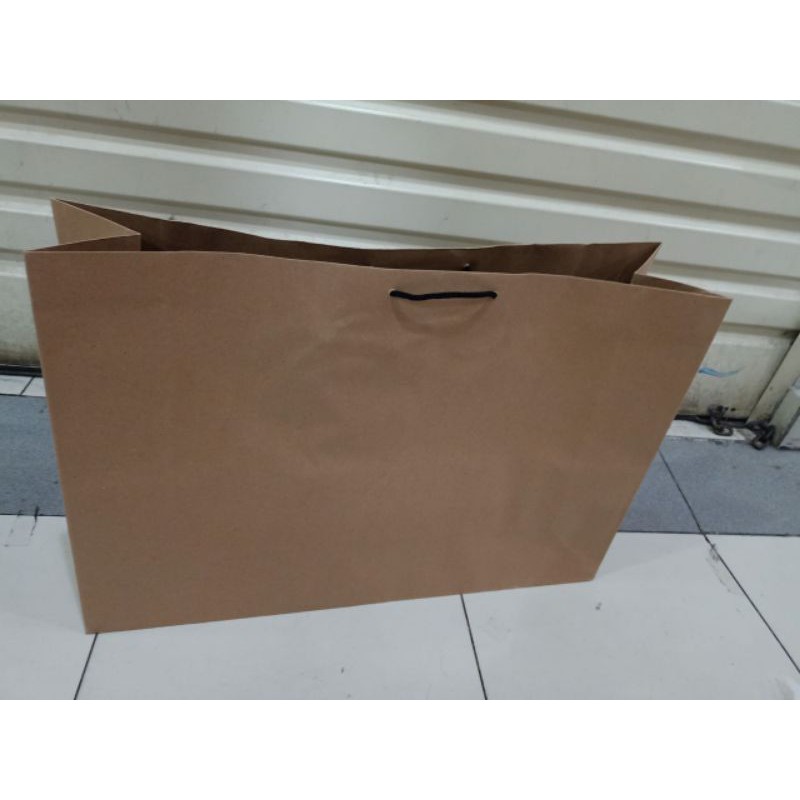 

Paper bag landscape Jumbo polos termurah dan terlaris isi 12 pcs