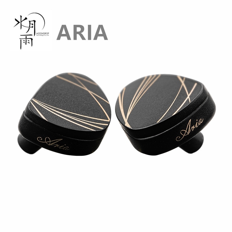 Moondrop Aria Diafragma Dynamic Earphones Kinerja Tinggi LCP IEMs Earbuds Dengan 2PIN Kabel Yang Dapat Dilepas