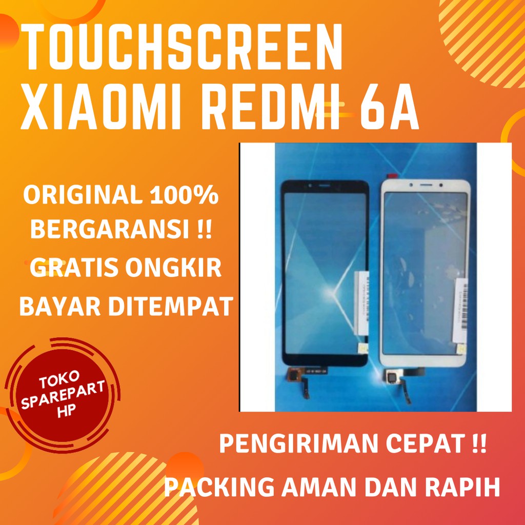 Touchscreen Xiaomi Redmi 6A Ts Layar sentuh Xiaomi 6A Tc hp Original untuk tipe Xiaomi redmi 6a