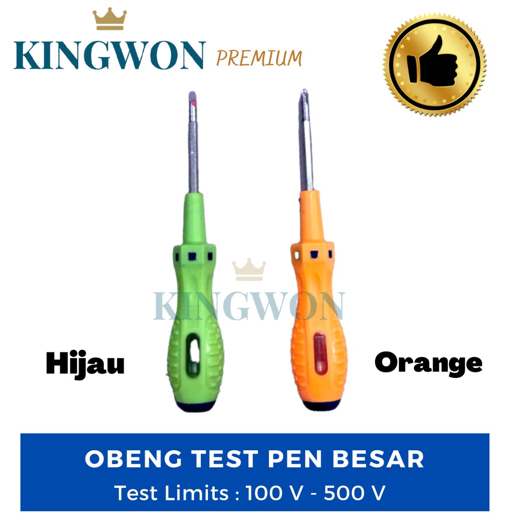 Obeng Tespen/Test Pen bolak balik Voltage Tester